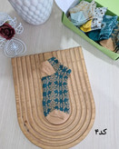 جوراب مچی زنانه طرح سنتی رنگ رنگی